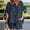 Navy, variant on Jacenvly Summer New Trendy Women Casual Summer Round Neck Half Sleeve Tops and Shorts Two Set Suit Solid Breathable Two Piece Outfits Women Plus Size Army Green