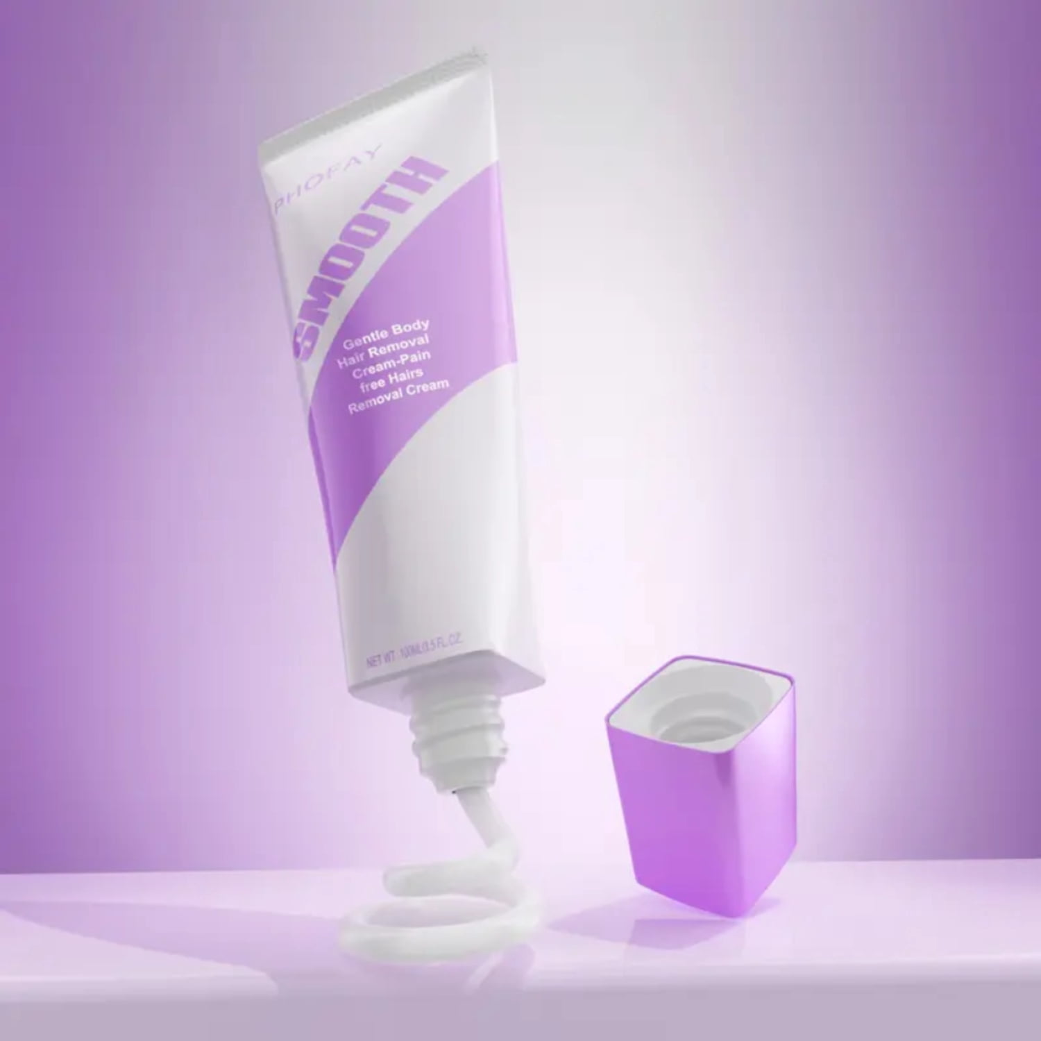 PHOFAY Hair Removal Cream, Gentle Body Hair Remover Cream for Smooth, Soft-Looking Skin, Easy At-Home Hair Removal