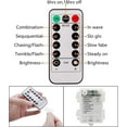 thumbnail image 3 of 2PCS Fairy Lights Battery Operated with Remote, 12M/4.72ft 120LED Copper Wire String Lights, Waterproof Twinkle Lights Indoor Outdoor 8 Modes for Bedroom Patio Christmas Decorations(Warm White）, 3 of 6
