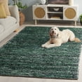 thumbnail image 3 of SAFAVIEH Cape Cod Jenessa Abstract Area Rug, Green/Black, 8' x 10', 3 of 11