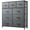 Dark Grey, variant on GALAXHERO 9-Drawer Fabric Dresser, Tall Storage Tower for Bedroom, Hallway, Entryway, Closet, Chest Organizer Unit with Fabric Bins, Steel Frame, Wood Top, Easy Pull Handle, Floral Painted