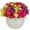 Yellow, Red,Pink, variant on Nuptio 12 Pcs Artificial Flowers Outdoor Decor, UV Resistant Faux Artificial Plants for Outdoor Planter Porch Window Garden (White Purple Yellow)