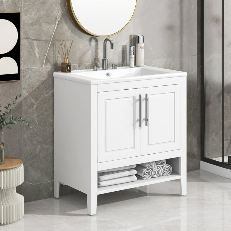 Freestanding vanity sink discount
