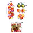 thumbnail image 4 of Conjunto De Decoraciones Para Fiestas Hawaianas Guirnaldas Leis Hawaianas [Yue Xinghui] Propiedad Intelectual Sin Procesar Conjunto De Cuatro Piezas Leis Hawaianas Combinación De ANGGREK Hawaiian Party Decorations Set, 4 of 8