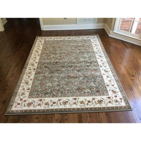 Admire Home Living Amalfi Fl Sage Area Rug 7 9 X 11