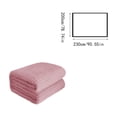thumbnail image 3 of Manta Raschel de Doble Capa, Suave y Gruesa | Material: Poliéster | 200 X 230 Cm | Color: Rosa | Ideal para Camas y Sofás | Máxima Comodidad | 1,3 Kg | Perfecta para El Invierno, 3 of 6