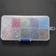 thumbnail image 4 of 1200 Pcs Cuentas de Vidrio, 8mm 10 Colores Perlas de Facetas Perlas de Cristal para la Fabricación de Joyas,Proyectos de Abalorios de DIY, Pulseras, Collares, Pendientes, 4 of 8