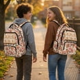 thumbnail image 3 of Aplkyhs Capybara Watermelon Backpack for Students 12-18 Durable 17 Inch School Bookbag for Middle High School Teens Outdoor, 3 of 7