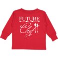 thumbnail image 3 of Inktastic Future Chef with silverware Boys or Girls Long Sleeve Toddler T-Shirt, 3 of 5