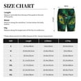 thumbnail image 3 of Pofeuu Peacock Feathers2 Print Men's Soft Woven Elastic Waistband Sleep Pajama Short-Medium, 3 of 6