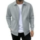 thumbnail image 2 of Blusa y camisa de manga larga con cuello vuelto para hombre, color liso, informal, a la moda, de manga larga, con bolsillos, para trabajo, de poliéster, 2 of 3