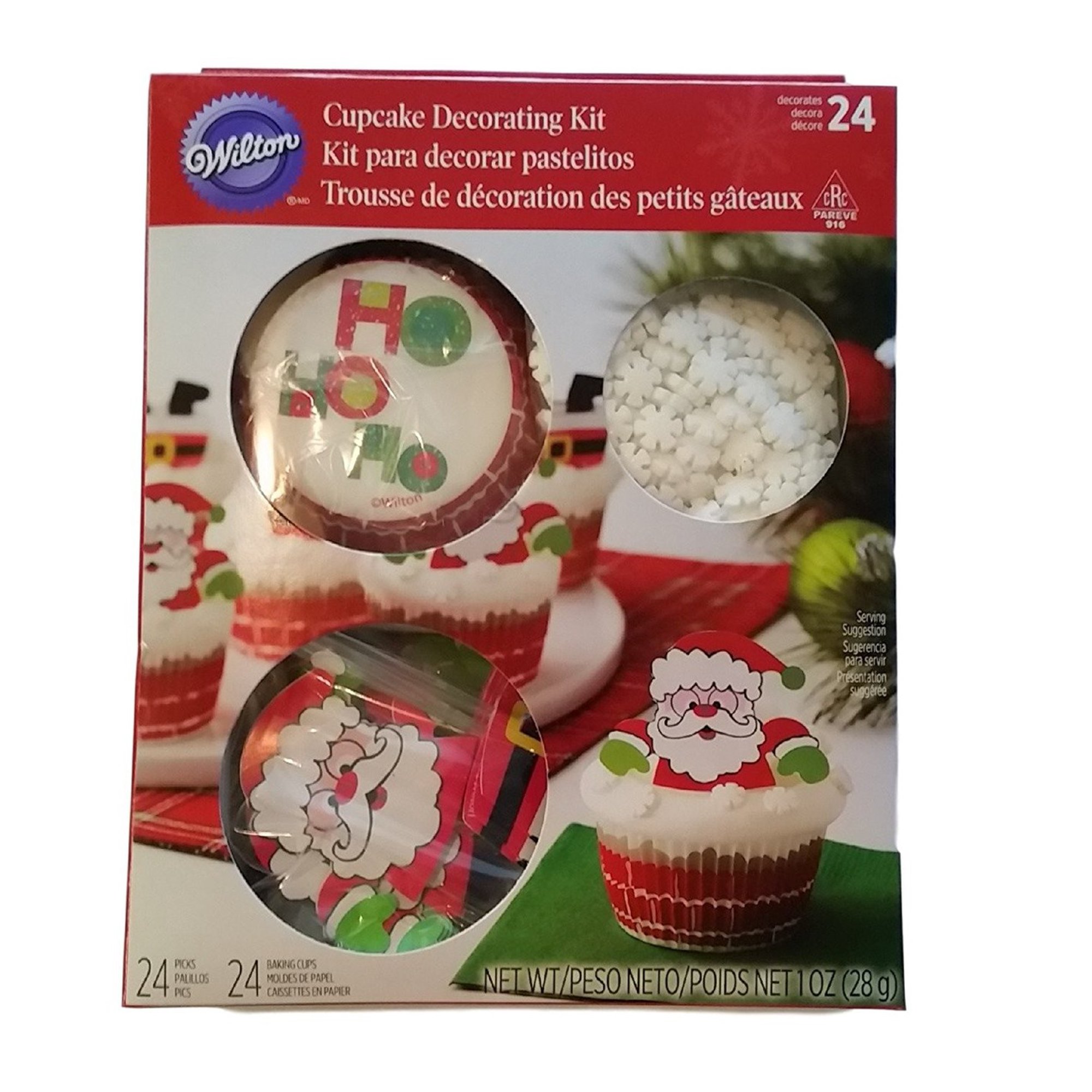 Wilton Cupcake Decorating Kit Santa Set Of 49 Walmart Canada