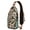 Black-124, variant on Boho Sunflower and Butterfly Print Crossbody Bag – Water-resistant, Anti-theft Pocket – Rustic Yellow and Bloom Pattern