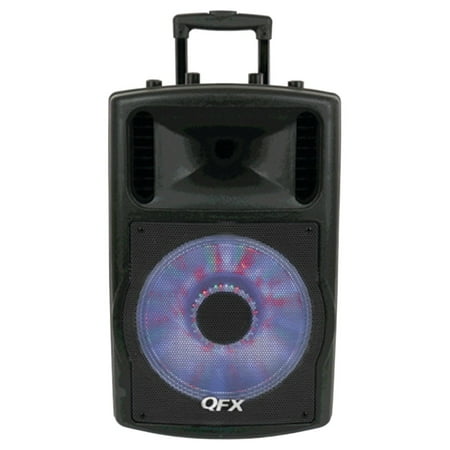 UPC 606540030783 product image for QFX PBX-61123BT Rechargeable Bluetooth Party PA Speaker, Black | upcitemdb.com