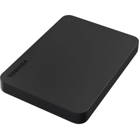 Toshiba - Canvio Basics 1TB External USB 3.0 Portable Hard Drive - Black