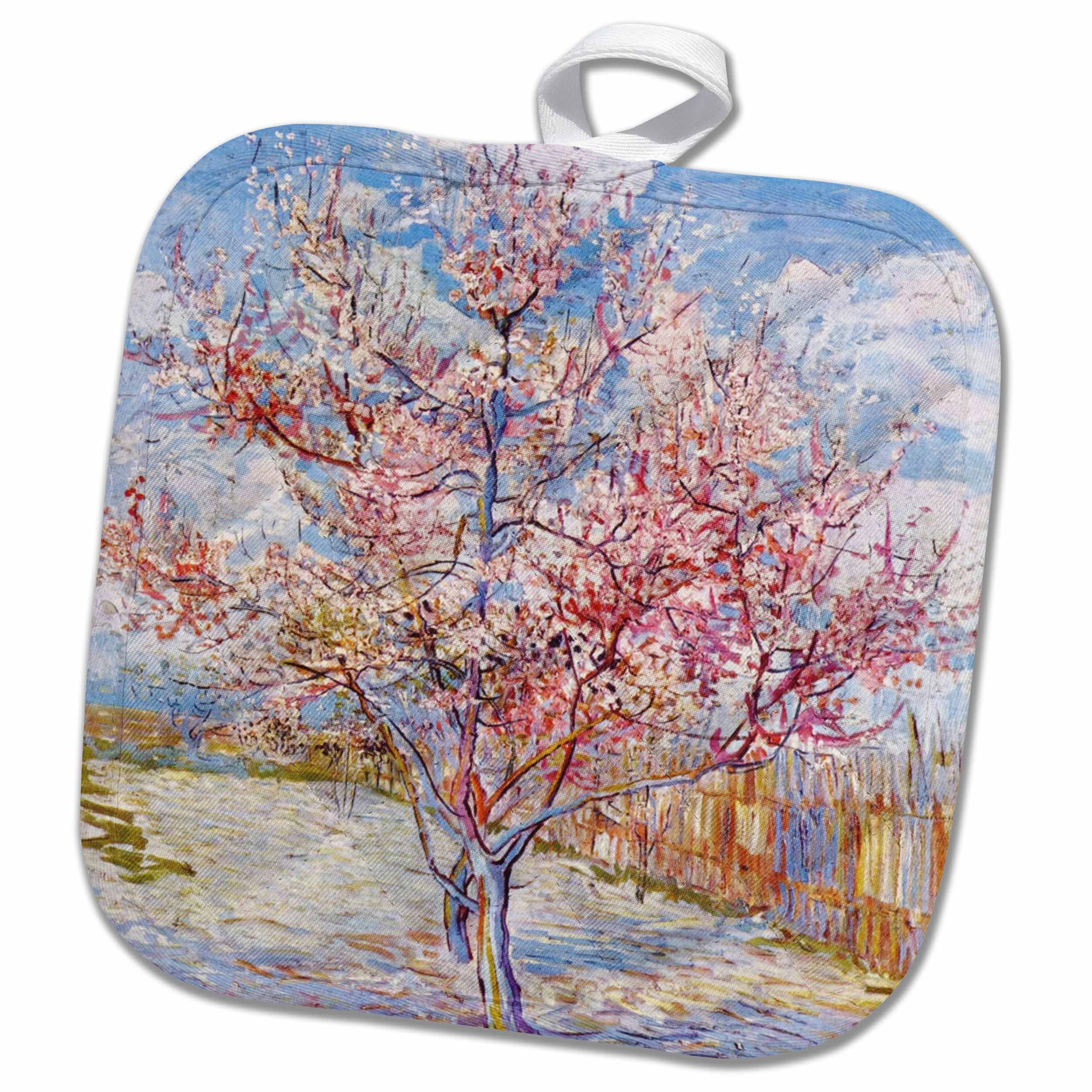 3dRose Peach Trees in Blossom Souvenir de Mauve by Vincent van Gogh