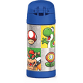 thumbnail image 5 of Thermos Stainless Steel Funtainer Water Bottle with Straw, Super Mario Brothers, 12 Fluid Ounces, 5 of 11