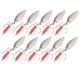thumbnail image 3 of Aparejos de pesca, 10 piezas de señuelos de pesca oscilantes con lentejuelas de pesca, cebos giratorios de metal duro, apariencia llamativa, 3 of 8