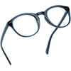 LifeArt Blue Light Blocking Glasses, Anti Eyestrain, Computer Reading Glasses, Gaming Glasses, TV Glasses for Women Men, Anti Glare (Navy, +3.00 Magnification)