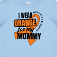 thumbnail image 4 of Inktastic I Wear Orange for My Mommy Multiple Sclerosis Awareness Boys or Girls Baby T-Shirt, 4 of 5