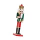 thumbnail image 4 of Adorno de estatua de cascanueces Figura navideña Obra de arte decorativa Regalo Manualidades para Cetro, 4 of 9