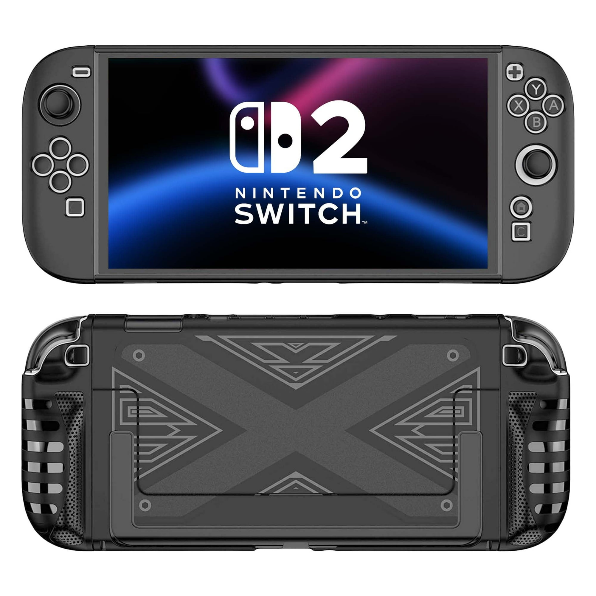 Protective Case for Nintendo Switch 2 (2025), Dockable Switch 2 Case, Full Protection & Anti-Scratch & Ergonomic Design (Blue)