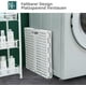 thumbnail image 2 of Foldable Laundry Hamper with Handles, with 2 Compartments, Stable and Stackable, for Clothes and Toy Storage, 50L, White, 2 of 5