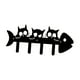thumbnail image 2 of Perchero con Gancho para Llaves, Decoración Moderna, Colgador de Ropa Negro para Pared, para Porche, Balcón, Puerta de Entrada, Pasillo, Bufanda, 2 of 9