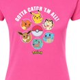 thumbnail image 3 of Pokémon - Gotta Catch em All - Juniors Fitted Graphic T-Shirt, 3 of 5