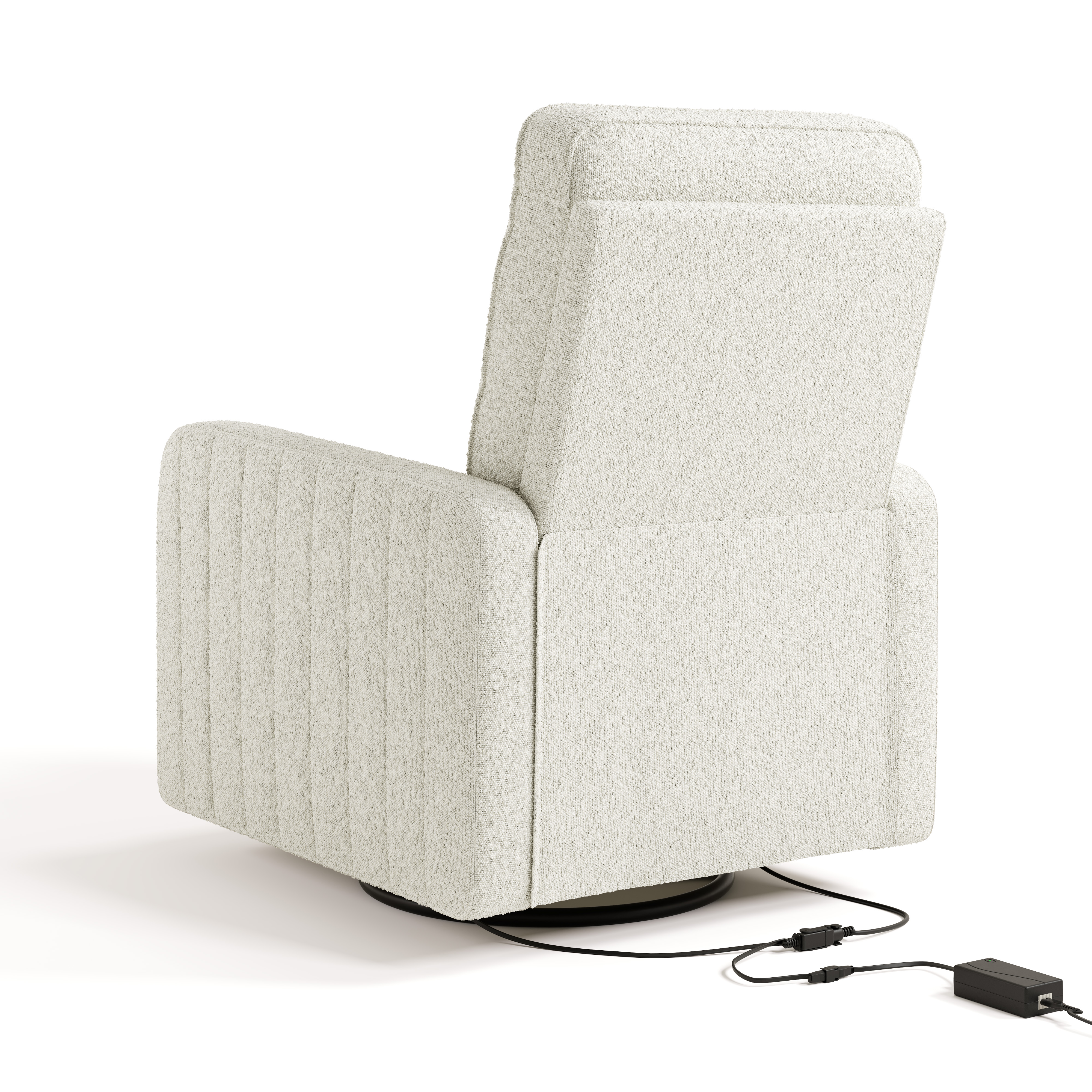 Art of Nursery by Storkcraft Kyoto Power Recliner, Ivory Boucle