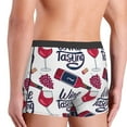 thumbnail image 5 of Kll Red Wine Glass Bottle Men'S Cotton Boxer Briefs Underwear-Medium, 5 of 9