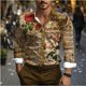 thumbnail image 1 of Camiseta de traje de moda, camisa de lujo para hombre con solapa con botones, informal, para exteriores, para calle, para hombre, suave y cómoda, patrón HD, nueva, talla grande, 1 of 6