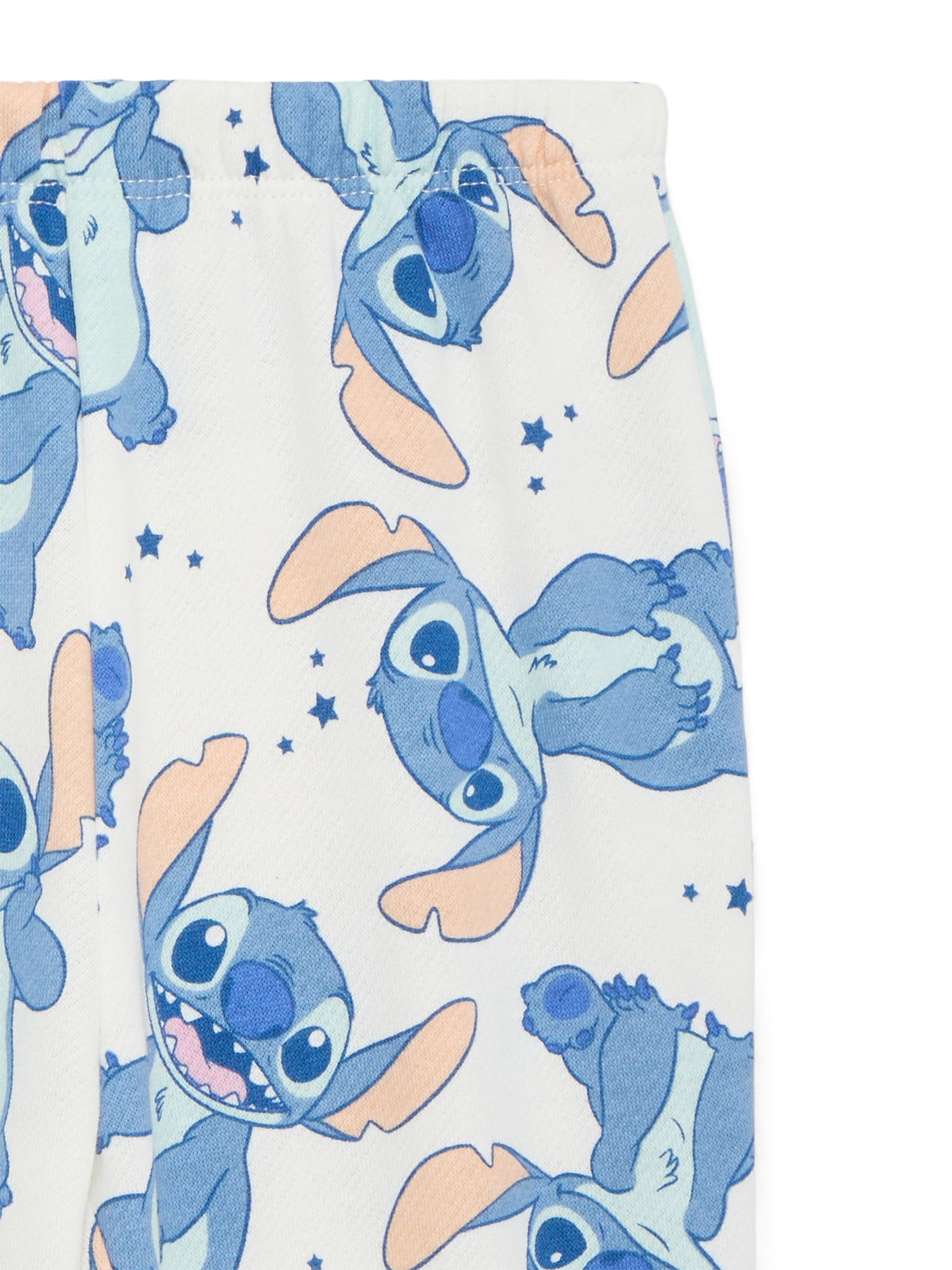 Stitch Baby Boys or Girls Bubble Sleeve Printed Sweatshirt and Joggers Set, 2-Piece, Sizes 0/3M-24M