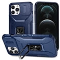 thumbnail image 1 of Funda para GANGXUN iPhone 12 Pro Max - Soporte metálico, Función magnética, Azul, 1 of 5