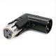 thumbnail image 5 of 2 Piezas Adaptador de Audio Enchufe Adaptador de Ángulo XLR de 3 Pines Adaptador XLR de Ángulo Recto Ajustable Macho A Hembra (Adaptador XLR de 90 Grados), 5 of 5