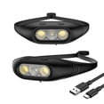 thumbnail image 1 of Mini Rechargeable Powerful Sensor Head Light Lamp USB Headlights Camping Search Light LED Head Light, 1 of 5