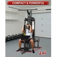 thumbnail image 3 of JoanKaren Home Gym Machine, Full Body Workout Machine with 150LBS Weight Stack,Black, 3 of 9
