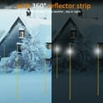 thumbnail image 3 of 48 in. Reflective Driveway Markers Yellow 50-Pack 5/16 in. Dia. Driveway Poles for Easy Visibility at Night, 3 of 4
