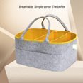 thumbnail image 5 of Bolsa De Pañales De Fieltro, Organizador De Bebé Con Cremallera, Cesta De Almacenamiento Para Guardería, Compartimentos Para Ropa, Cochecito Multifunción De Gran Capacidad Tipo 1 Speravity BA000745-01, 5 of 5