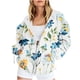 thumbnail image 1 of ICHUANYI Liquidación Mujer Moda Impreso Blusa Manga Larga Tops Sudadera Bolsillos Sudadera Con Capucha ICHUANYI WER202308230371, 1 of 6