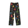 thumbnail image 3 of FDGIU Festive Christmas Pajama Set, Women's Printed Long Sleeve Pjs, Cozy Holiday Loungewear, 3 of 6