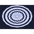 thumbnail image 1 of Ahgly Company Machine Washable Indoor Rectangle Transitional Night Blue Area Rugs, 3' x 5', 1 of 7