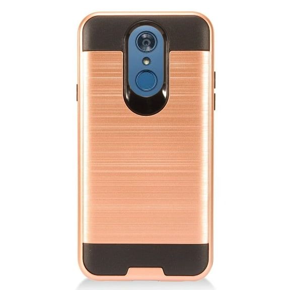 GSA Brushed Hybrid Hard Case for LG Q7, Q7 Plus - Rose Gold