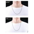 thumbnail image 5 of Pure Titanium Chain Necklace Glass Bead Chain Pendant is Not Easy to Rust Simple Light Weight Titani, 5 of 5