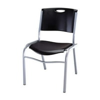Lifetime Commercial Contoured Stacking Chair Black 14 Pack by Lifetime Products