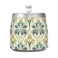 thumbnail image 7 of Yayeee Ashtray with Lid for Cigarette Smokeless Stainless Steel Home Ash Holder, Beige Floral Pattern, 7 of 7