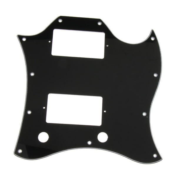 3 Capas Cara Completa Pickguard Para Guitarra Producción Musical Electrónica Aprendiziaje , tal se describe Sunnimix Guitarra eléctrica SG Pickguard