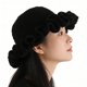 thumbnail image 4 of unbranded Sombrero Bucket De Con Negro Hecho A Mano Ideal Para Mujer Y Accesorios De, 4 of 8