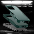 thumbnail image 3 of JETech Case for iPhone 14 Pro 6.1-Inch, Heavy Duty Dual-Layer Rugged Protection, Shockproof Protective Tough Phone Cover with Matte Back (Midnight Green), 3 of 6