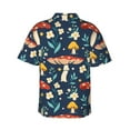 thumbnail image 3 of Disketp Hawaiian Shirts For Men,Colorful Mushrooms Print Mens Casual Short Sleeve Button Down Shirts Beach Shirt, 3 of 8
